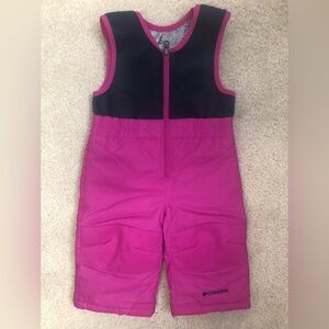 Columbia 6-12 M Omni tech Snow Pants Bibs